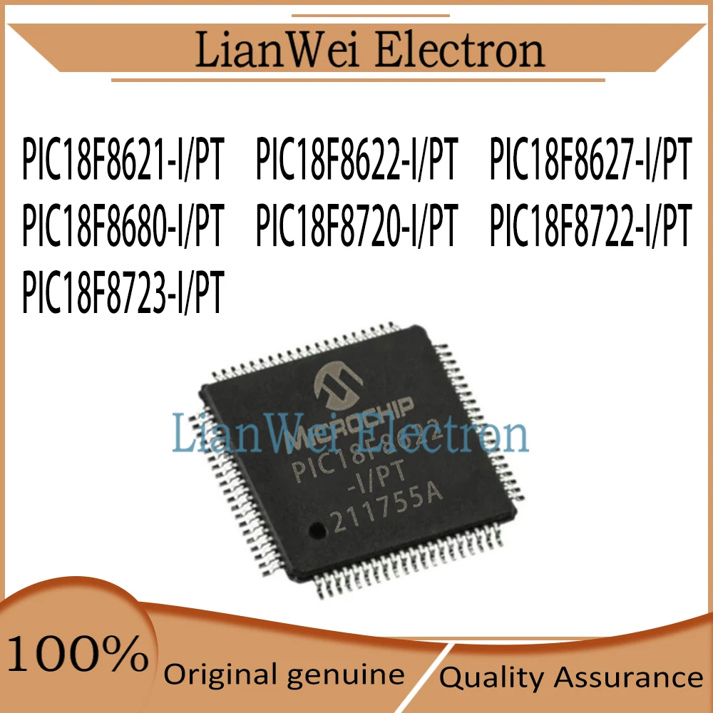 PIC18F8621 PIC18F8622 PIC18F8627 PIC18F8680 PIC18F8720 PIC18F8722 PIC18F8723 PIC18F8621-I/PT PIC18F8622-I/PT PIC18F8627-I/PT