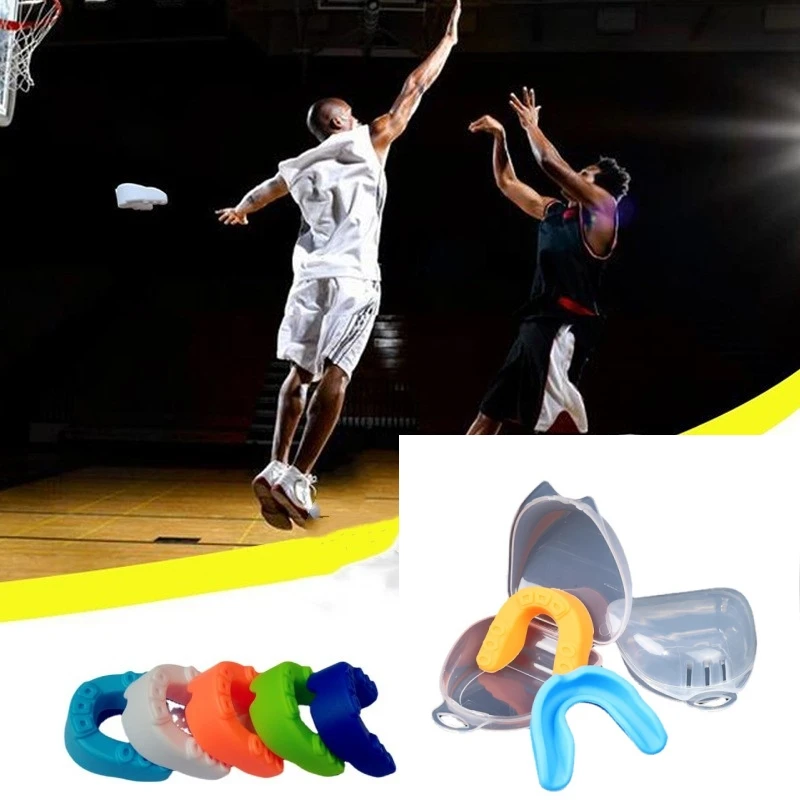 الرياضة حامي الفم الاطفال الكبار حامي الفم الملاكمة الكاراتيه كرة السلة الأسنان هدفين الأسنان مستقيم مكافحة المولي الأقواس #1