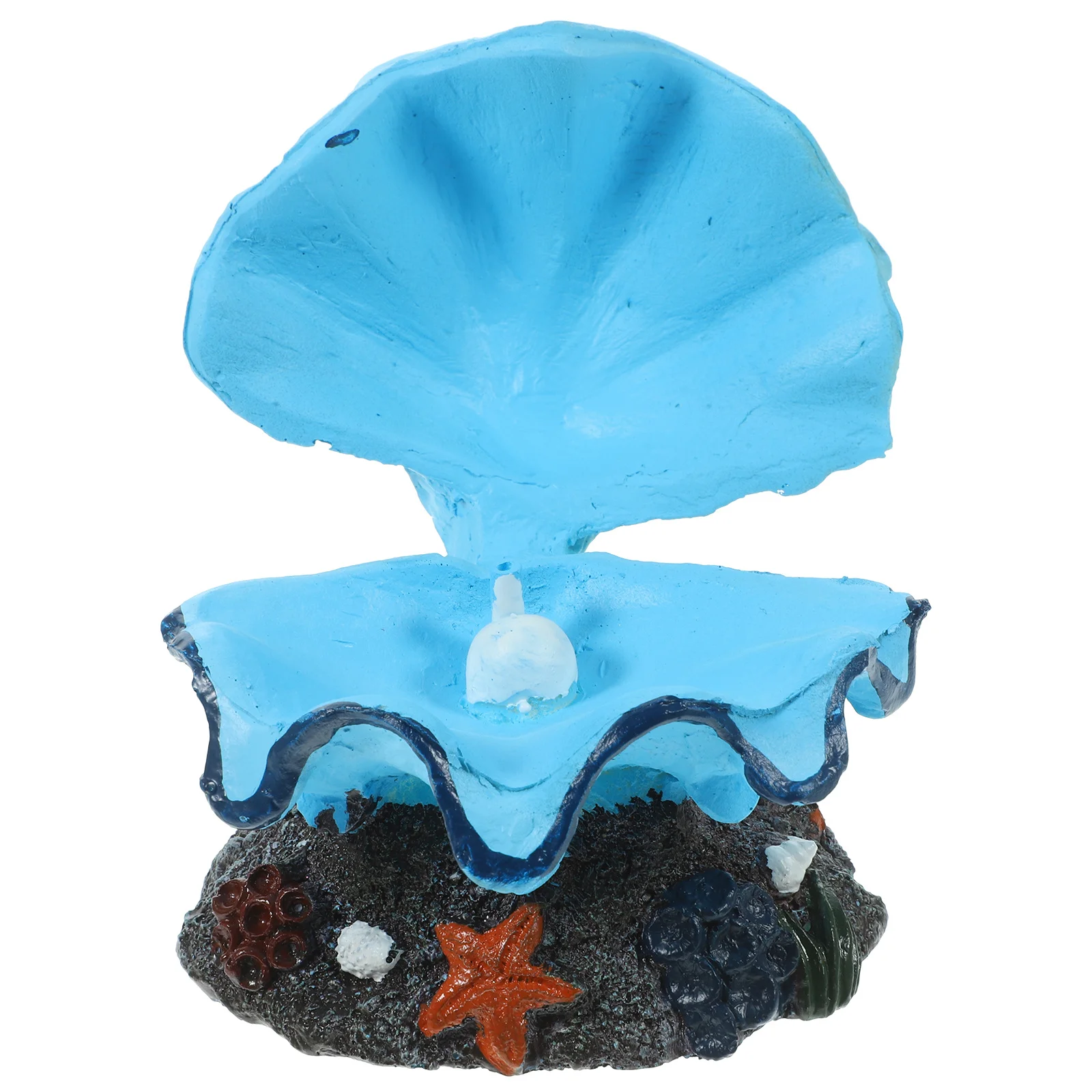 

Vivid Tropical Clam Decor Air Stone Aquarium Bubbler Small Compact Design Fish Tank Supplies Long Lasting Beauty