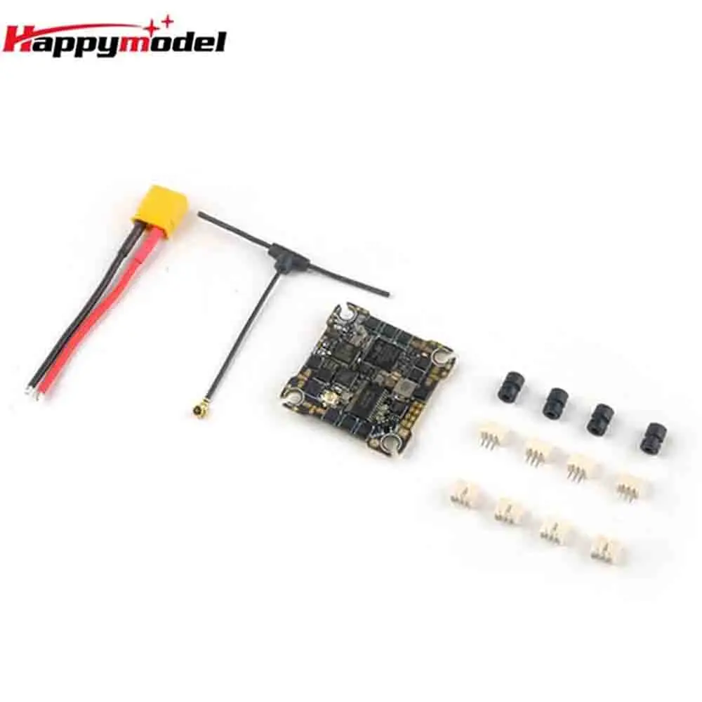 

Happymodel CrazyF411 ELRS AIO 4in1 F411 Контроллер полета Встроенный UART 2.4G ELRS RX 20A ESC 2-4S для FPV дронов с зубочисткой