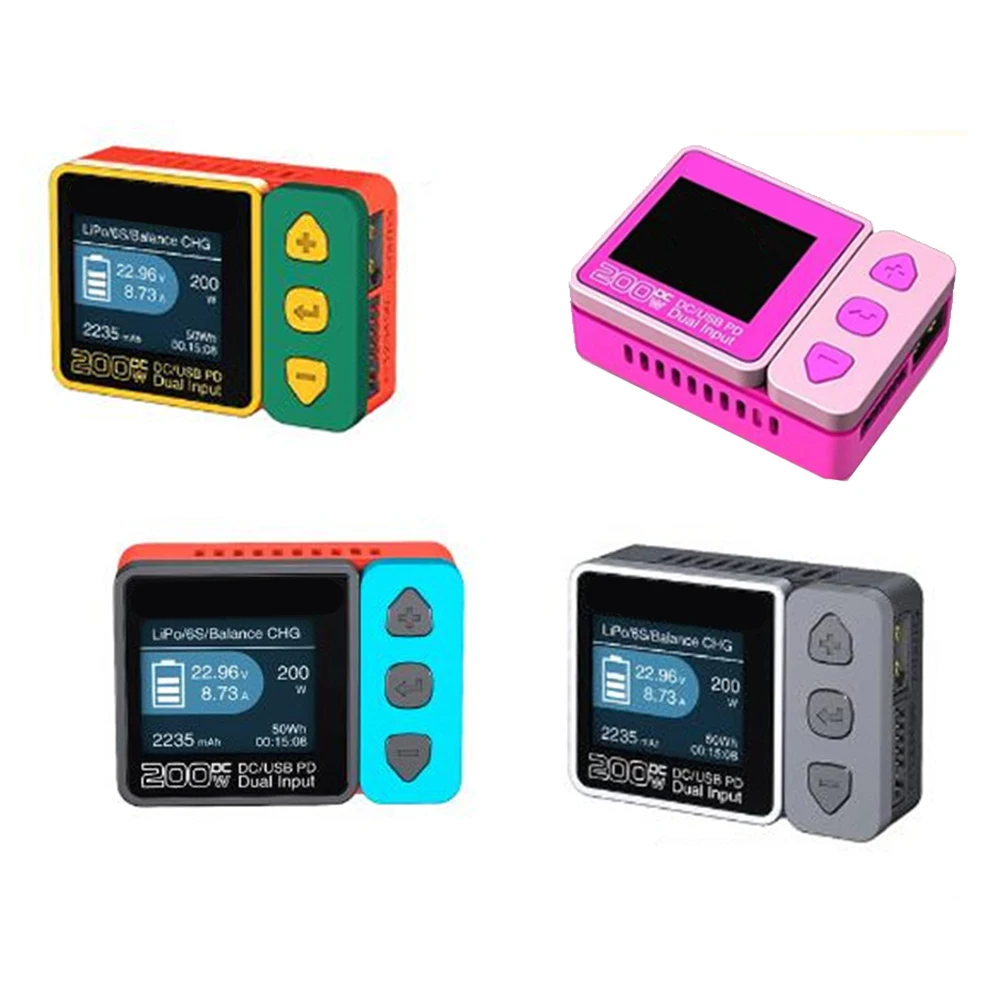 

B6neo Series Smart Balance Charger DC 200W PD 80W Lithium Battery Balance Charger For Battery Electronic Devices