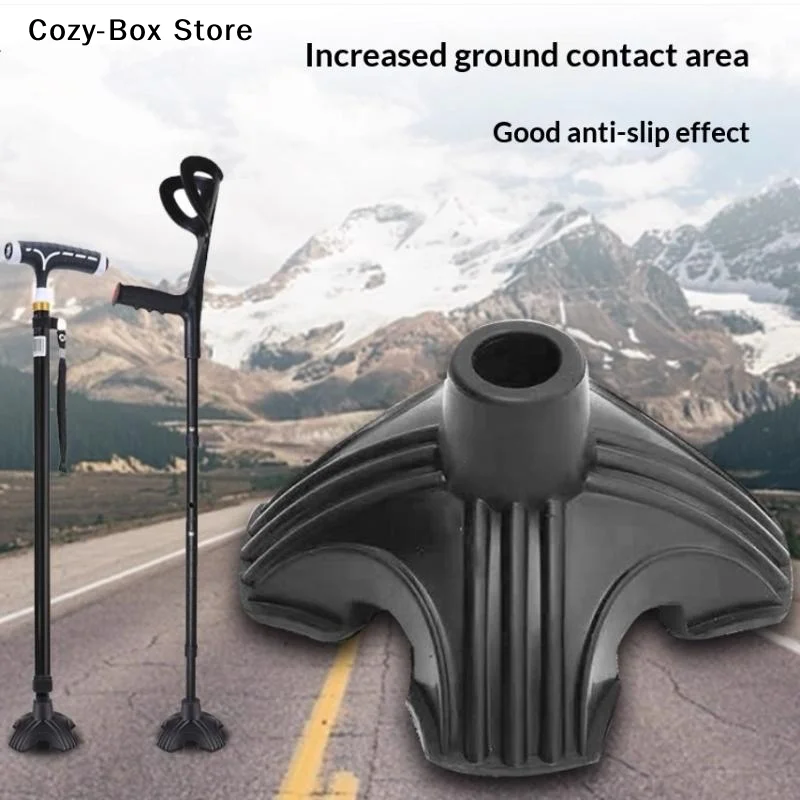 [ZY]19/22mm Canes Self Standing Protect End Cover Eldder Walking Stick Rubber Non-Slip Pad End Bottom Cap Shaped Tip Replacement