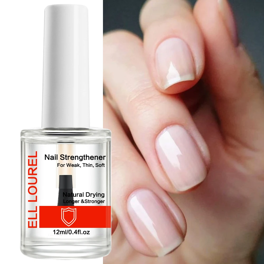 ELL LOUREL Keratin Nail Strengthener Natural Drying Manicure Nails Growth Polish Stop Your Nails Chipping and Peeling Nail Care