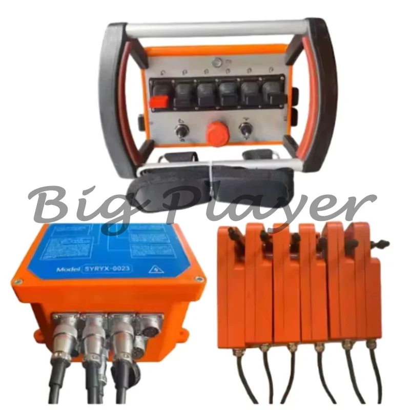 Machinery Parts  6 Joystick Functions Direction Weightlifting12-24V Hydraulic Valve Truck Crane Remote Control