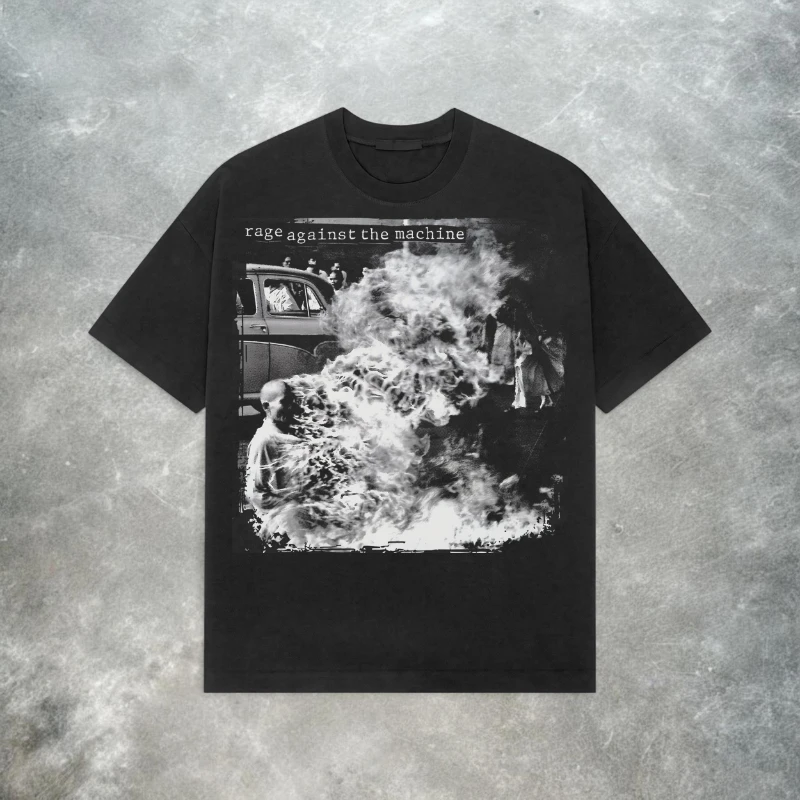 Vintage Y2K Rage Against The Machine T-Shirt – Band-T-Shirt aus 100 % Baumwolle – Detail 3
