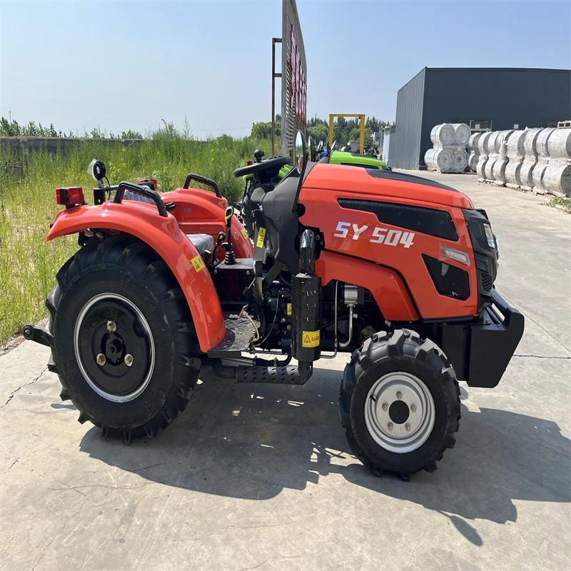 เครื่องจักรกลการเกษตรรถแทรกเตอร์50HP รถแทรกเตอร์ฟาร์มขนาดกะทัดรัด