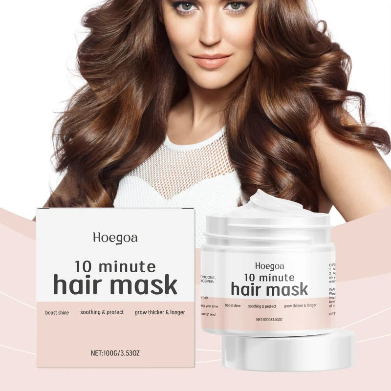 

Repairing Hair Mask - Deep Nourishing Treatment For Dry Damaged Hair - Moisturizes & Reduces Frizz - 10 Minute Care