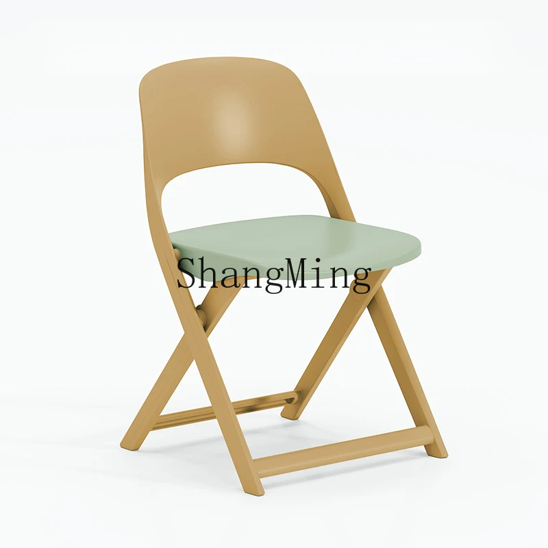 

ZYY Modern Light Luxury Home Back Chair Simple Reception Chair Foldable Plastic Chair