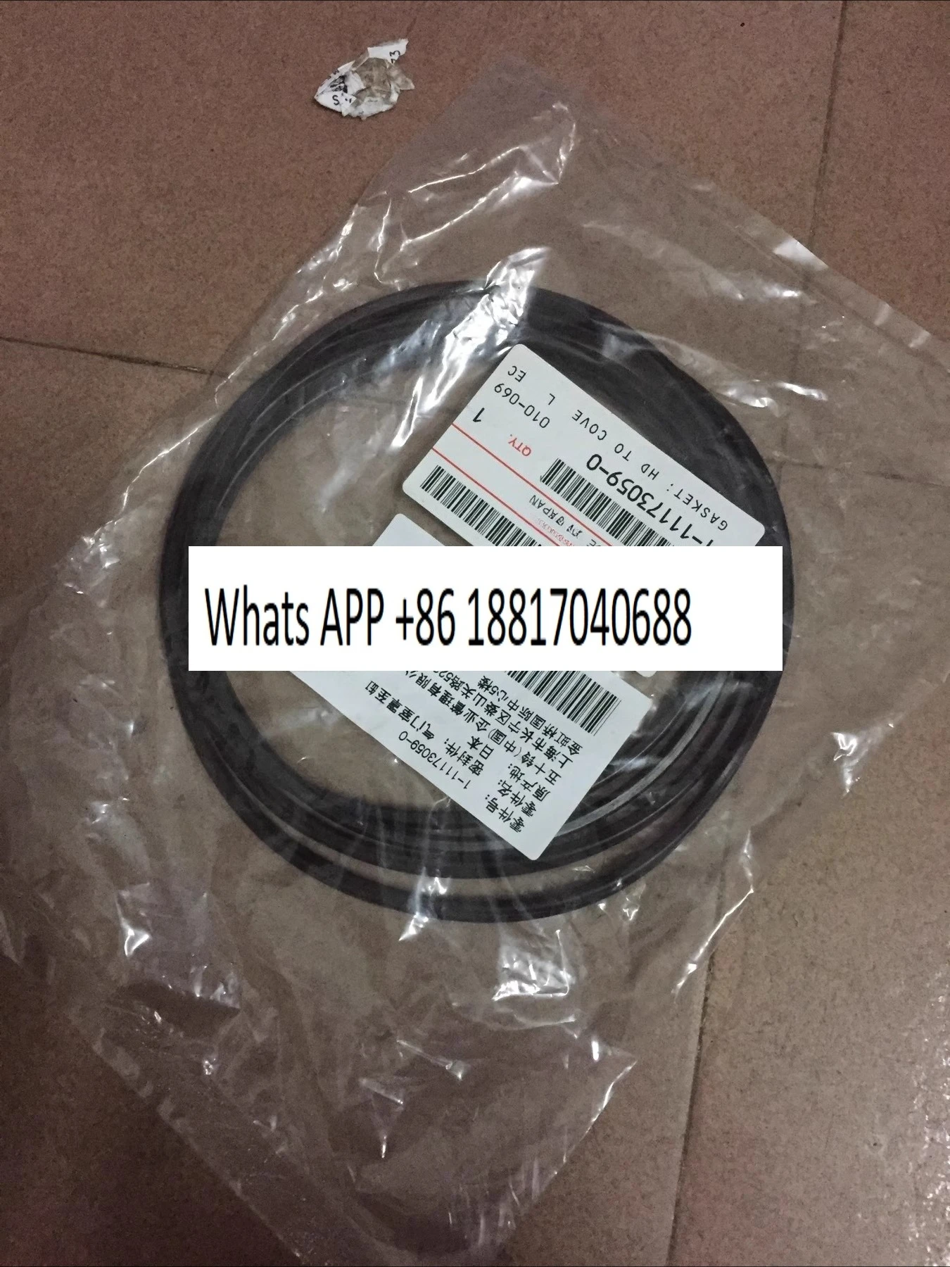

6BG1 valve chamber cover pad/valve aluminum cover rubber strip ZX200-6 SH200Z-3 EX200-5