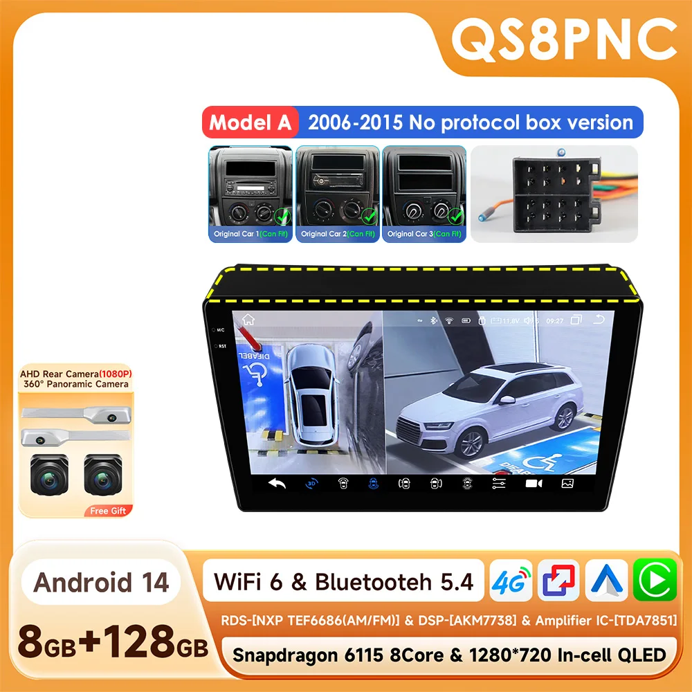 Android Autoradio voor Fiat Ducato 3 voor Citroen Jumper 2 voor Peugeot Boxer 2 Auto Multimedia 6115 Speler 2din Carplay DSP Scherm