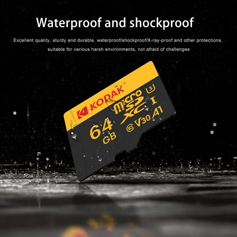 KODAK Memory Card Driving Recorder 32GB 64GB Micro SD Memory Card For Mobile Phone PC Earphone Speaker HD Camera Game Switch image 4