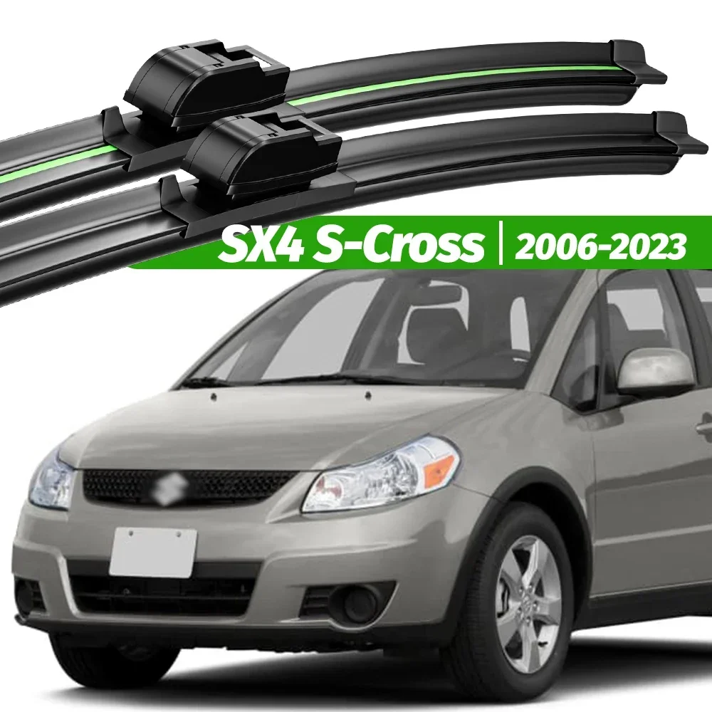 

For Suzuki SX4 S-Cross 2006-2023 2pcs Front Windshield Wiper Blades 2007 2011 2013 2019 2021 Windscreen Window Accessories