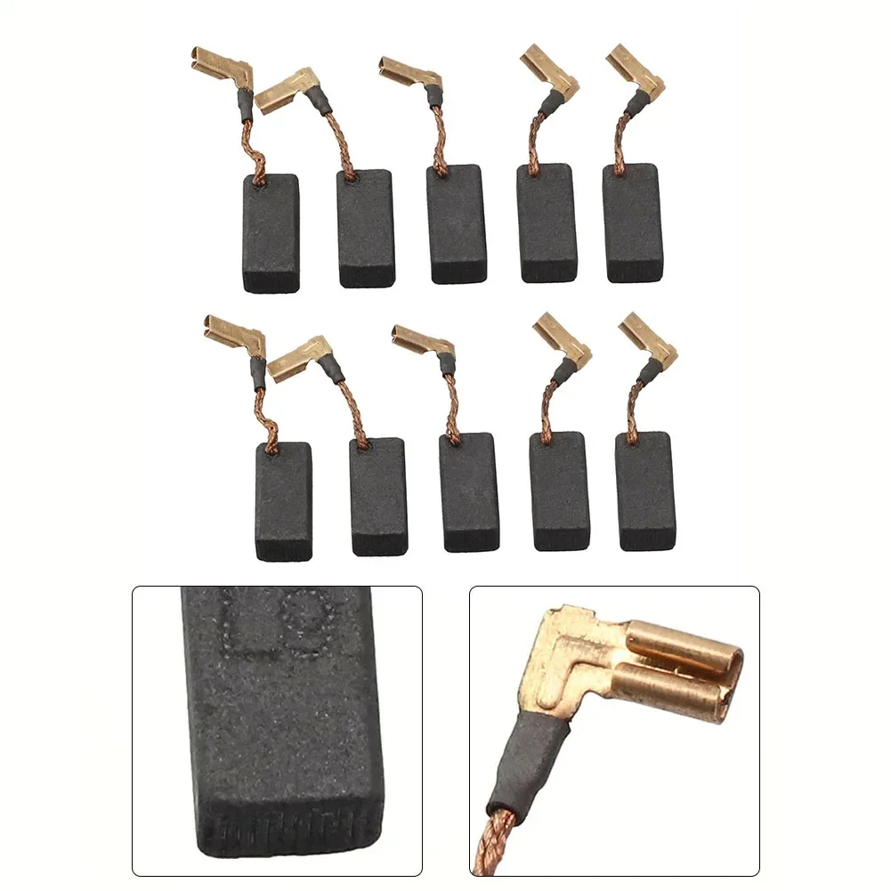 Imagem -03 - Escova de Carbono para Ferramentas Elétricas do Motor Peça de Reposição Acessórios Rebarbadora Broca N097696 Dwe4120 Dwe4011 10 Pcs