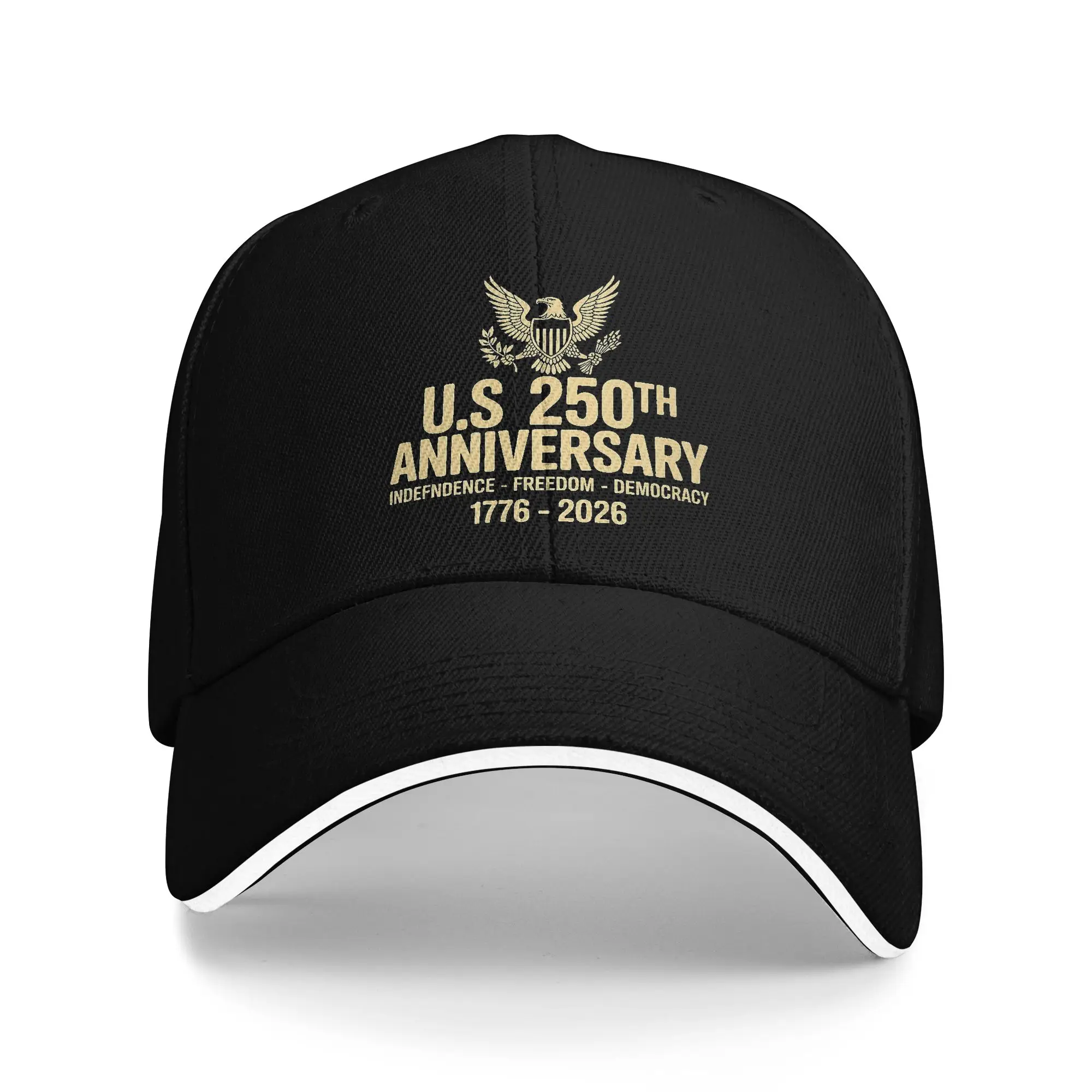 250 Years American Anniversary Outfits Men Women Baseball Ca