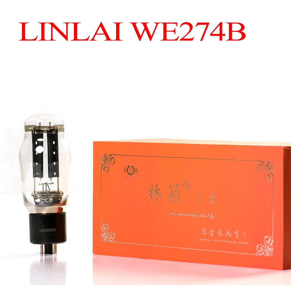 LINLAI WE274B Vacuum Tube Replace 5U4G 5AR4 5Z3P GZ34 274BT Electronic Tube for accurate matching of audio amplifier parameters