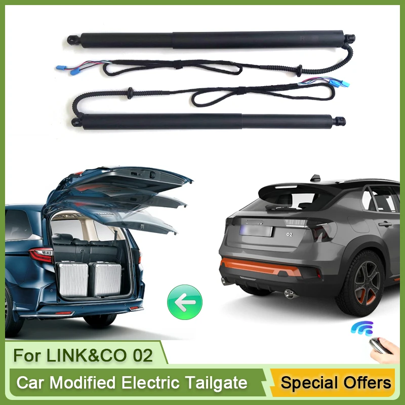 ​​For LINK CO 02 2018~2024 Car Electric Tailgate Tail Gate Strut Vehicle Power Rear Door Lifting System Kit for Trunk