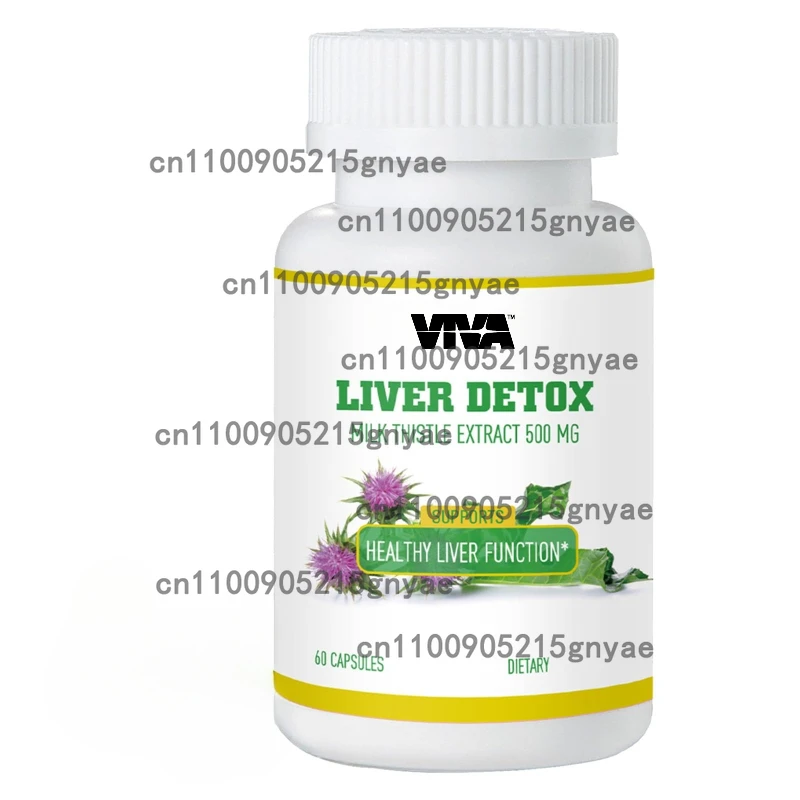 

Wild Organic Milk Thistle Capsules 1000mg - Liver Repair Health Cleansing Support Supplement -60 Capsules of Vegan Capsules