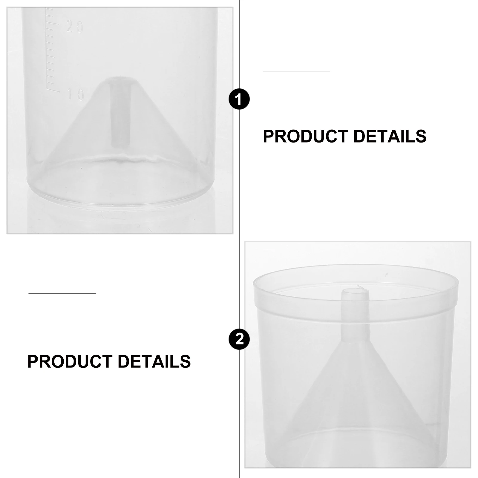 

Plastic Rain Gauge Outdoor Garden Water Ground Collector Premium Material Clear Color Durable Easy Read Scale Measure Collect