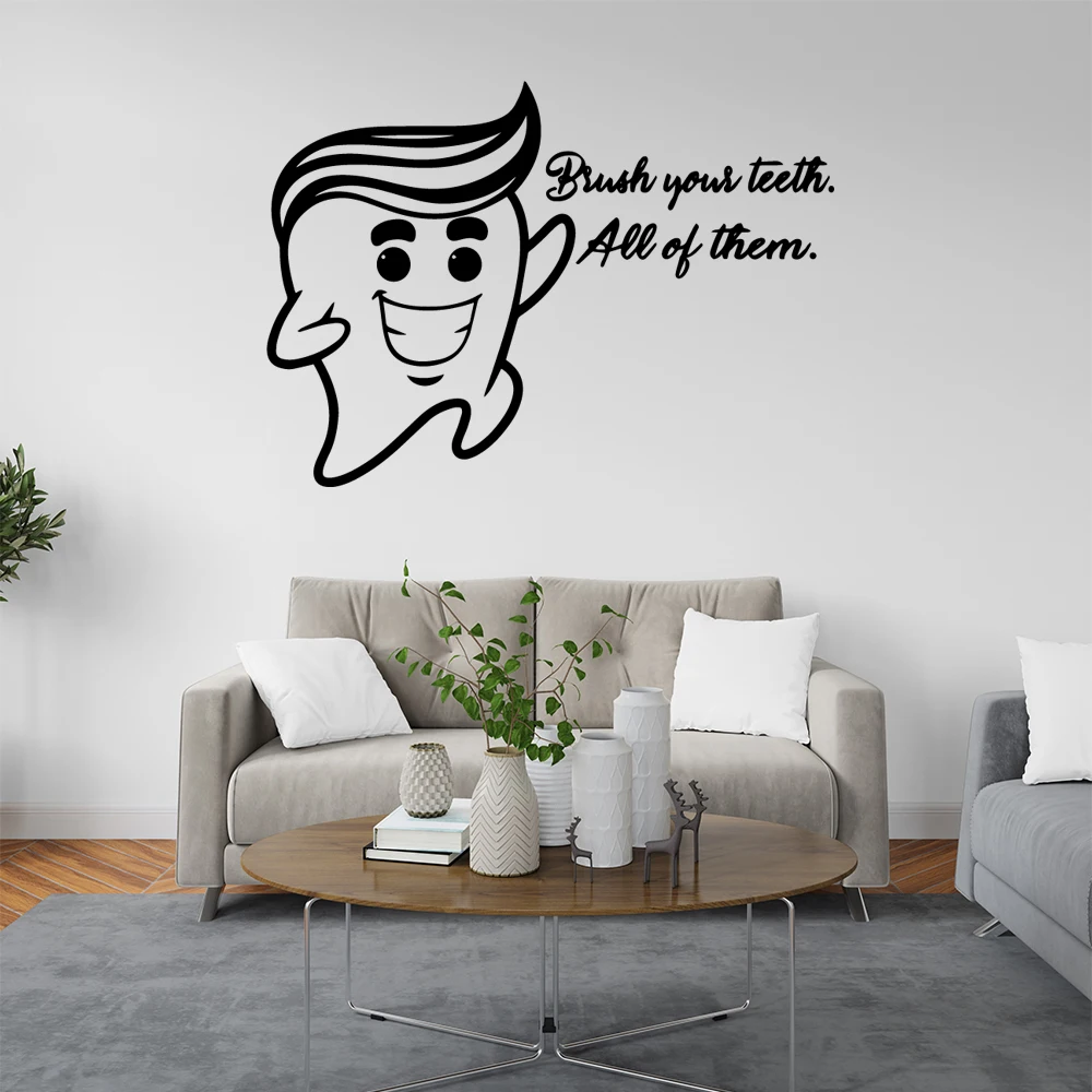 1PC Excellent Dentist Vinyl Wall Stickers Wallpaper For party decoration Wall Decoration Murals