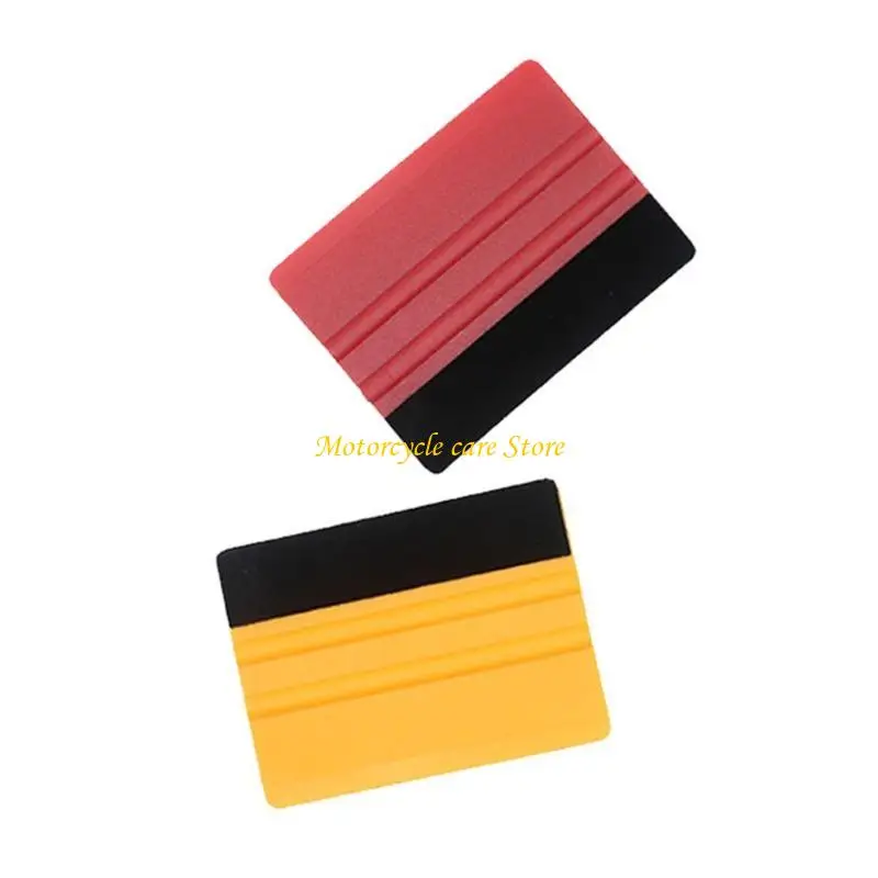 U75F 5Pcs Windshield Ice Breaker Plastic Scraper Sticker Installing Air Bubble Squeegee Windshield Film Wrapping Tools