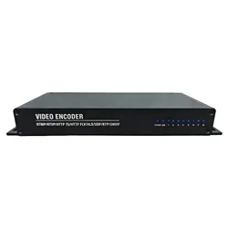 8-channel HD encoder H265 HEVC H264 network iptv catv encoderStreaming Media Web Push Streaming HD MI to IP live Video encoder