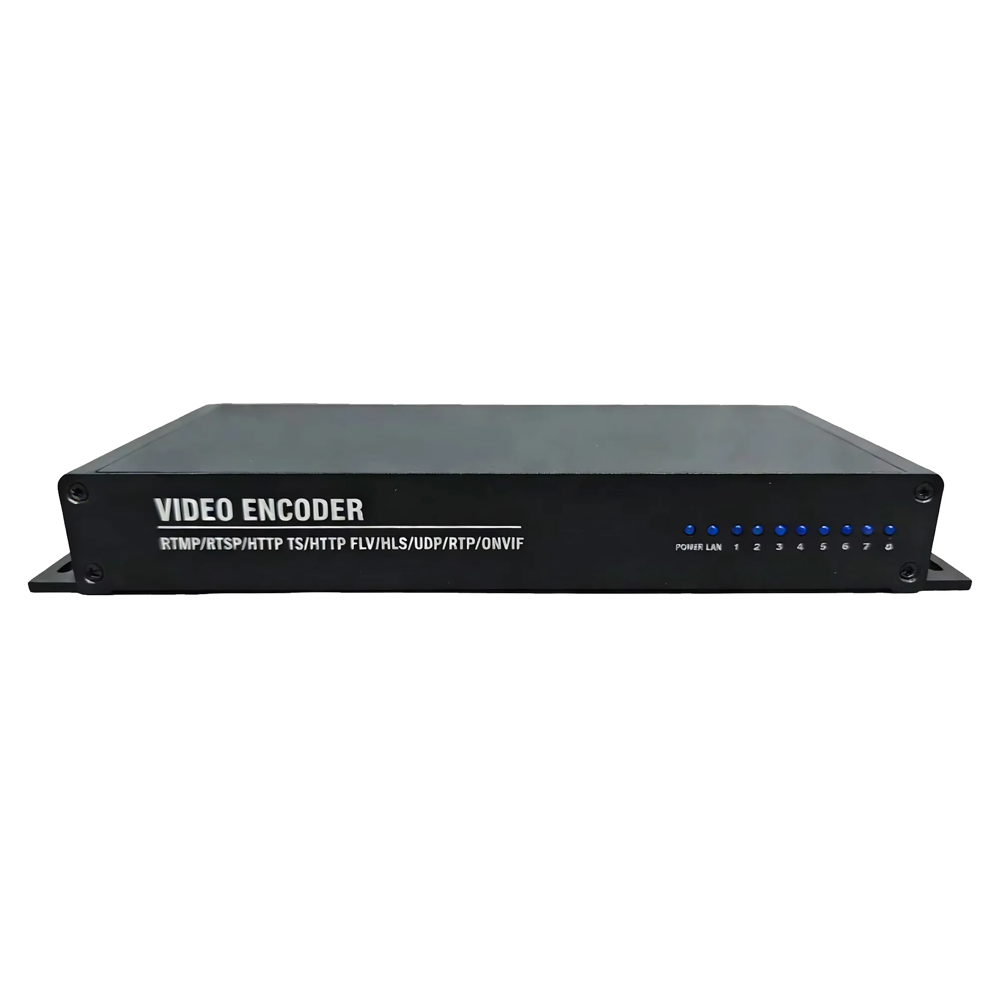 8-Channel HD Encoder H265 HEVC H264 Network IPTV CATV Encoder Streaming Media Web Push Streaming Hdmi to IP Live Video Encoder