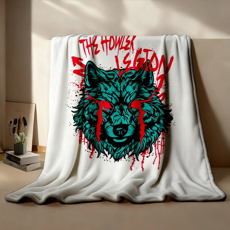 The Howler Legion Red Rising Colors Flannel Blanket, Cassius, Darrow Flannel Throw, Servo