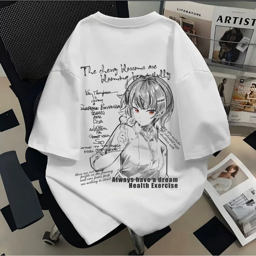 Anime Zenless Zone Zero Ellen Joe T Shirt Men Women T-shirt Hip Hop Y2k Female Male Clothing Harajuku High Quality Cotton Top