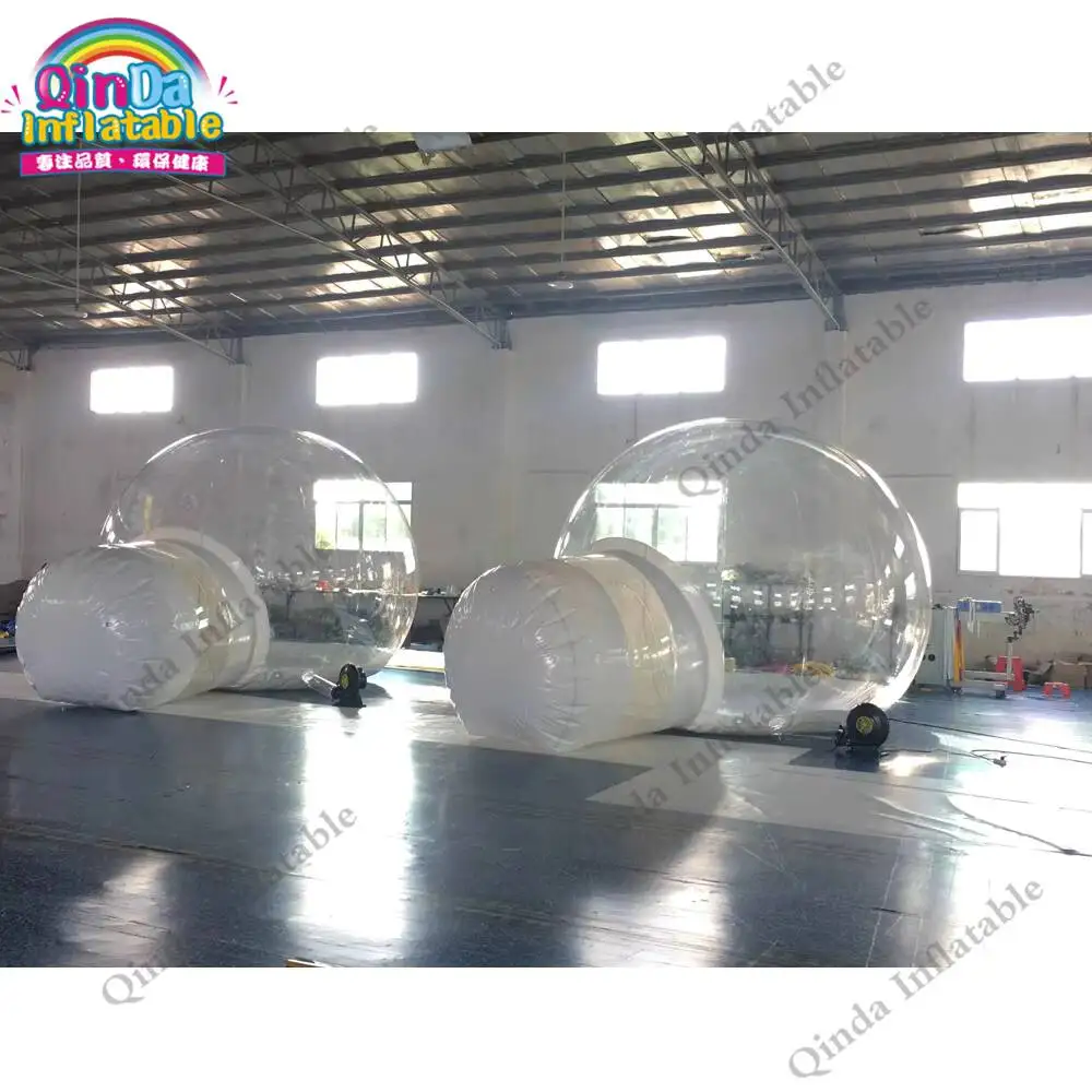 เต็นท์เป่าลมใสสำหรับครอบครัวในสวนหลังบ้าน เต็นท์เป่าลมสำหรับตั้งแคมป์ ขายเต็นท์เป่าลมทรงฟองอากาศ