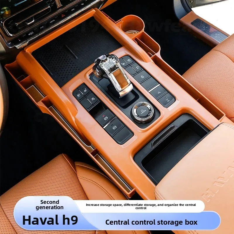 

Центральный ящик для хранения управления для Great Wall Haval H9 2024 2025, наклейка на крышку, аксессуары