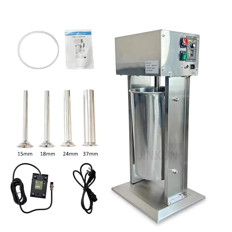 JK Home & Commercial 15L Stainless Steel Sausage Plug New Condition Homemade Sausage Maker Factory Outlet