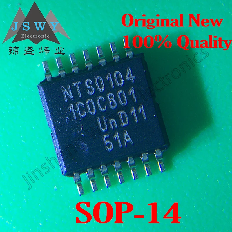 

(10/50 pieces) NTS0104PW Original stock NTS0104 TSSOP-14/4 bit dual power conversion transceiver/logic chip/fast delivery