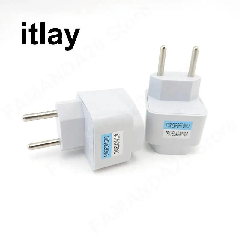 Universal US/UK/AU/DE/itlay Plug Adapter USA To Euro Europe AC Power Wall Charger Adapter Converter Travel 2 Pin Socket m20 - view 5