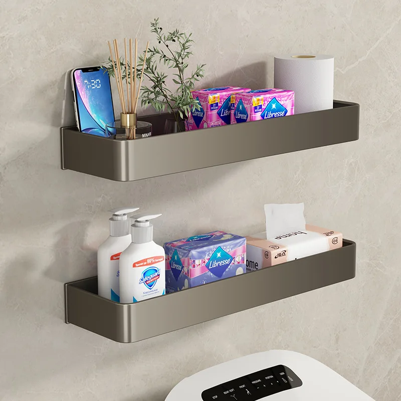 Badezimmer Duschregal Duschregal Wand Schwimmendes Regal Badezimmer Toilettenregal Küchenschrank Lagerregale Rack Organizer