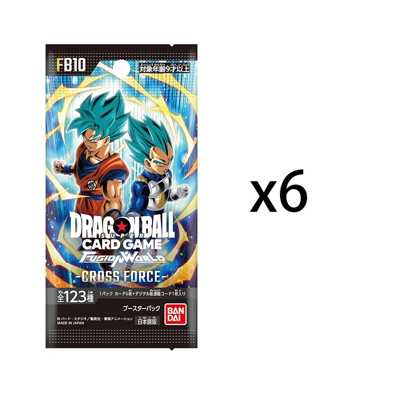New BANDAI DRAGON BALL FB10 SUPER CARD GAME FUSION WORLD BOOSTER