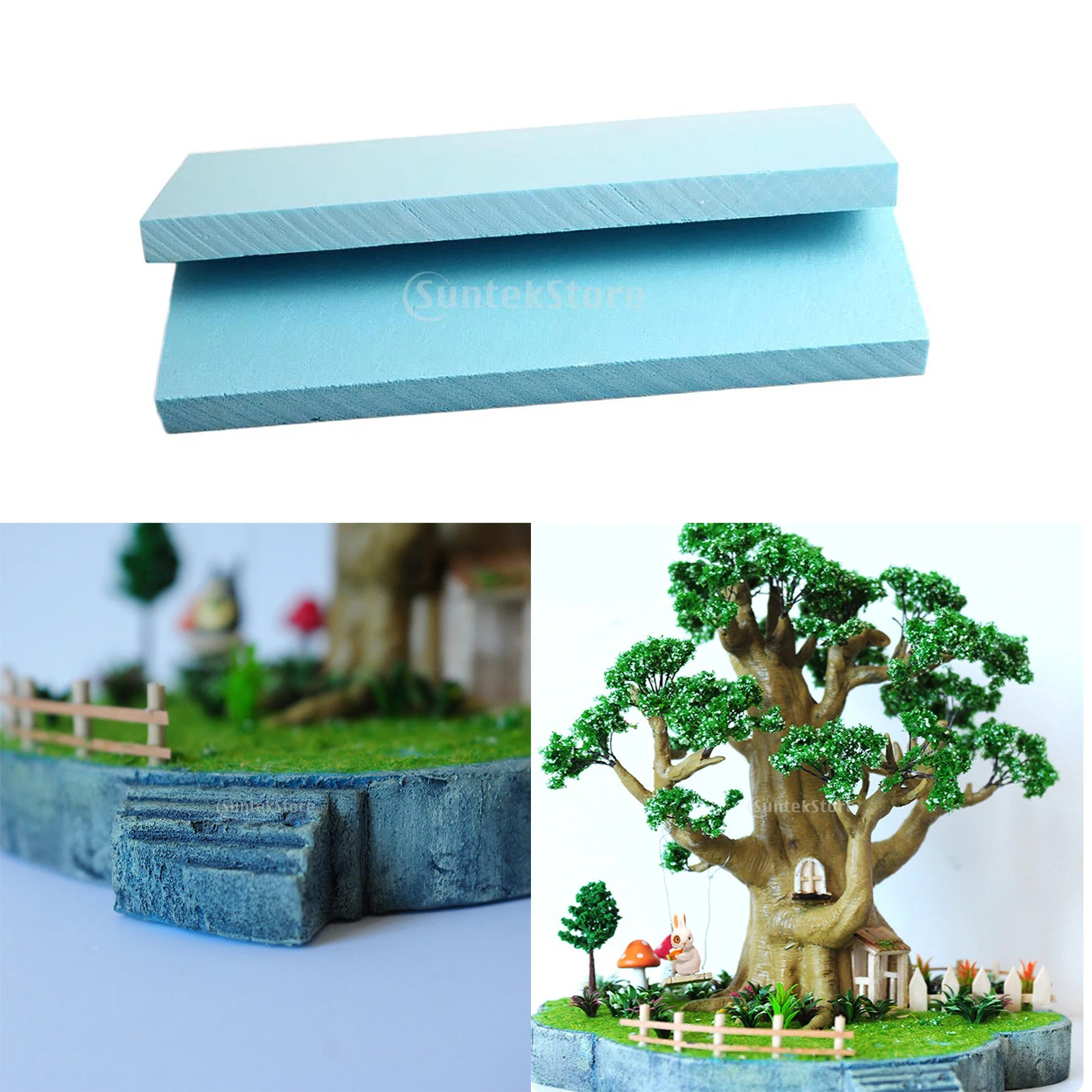 5pcs Scenic Foam Slab 295x100x20mm for DIY Model Material Diorama Base Scene Accessories