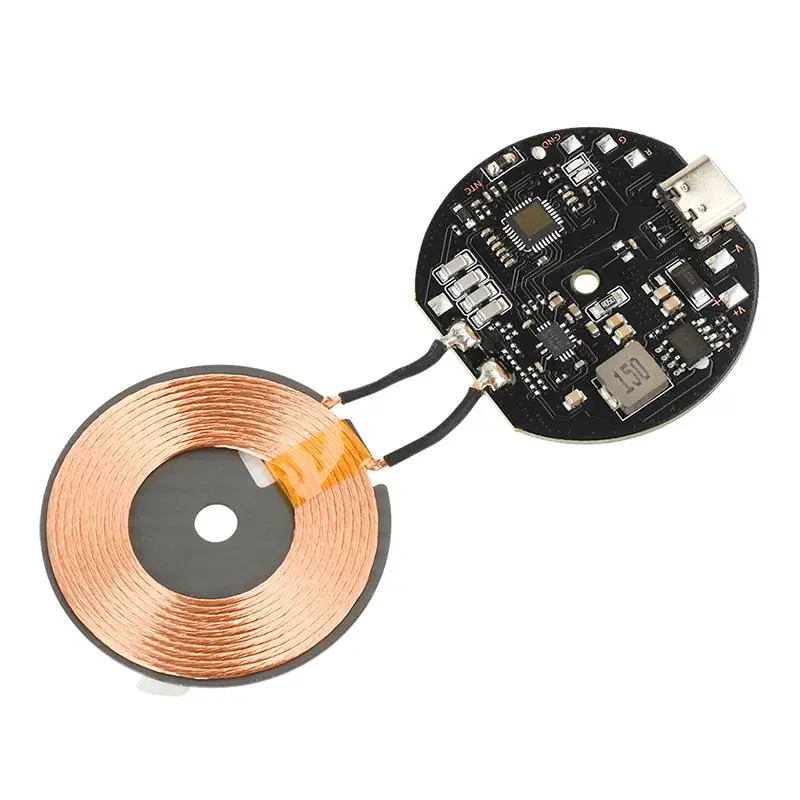 20W High Power Wireless Charger Transmitter Module 12V/24V Mobile Phone Quick Charging Circuit Board Vehicle Wireless Charger