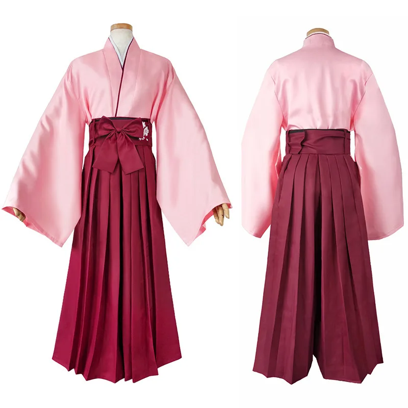 

FateandOrder Game Cosplay Anime Costume Sakura Pink Kimono orm Digital Print Women's Faion Spring Collection