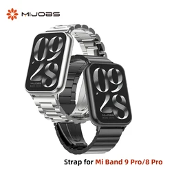 Strap for Mi Band 10 Pro 9 Pro 8 Pro Bracelet for Xiaomi Smart Band 9 Pro Global Version Metal Wristband for Mi 8 Pro Watch Band