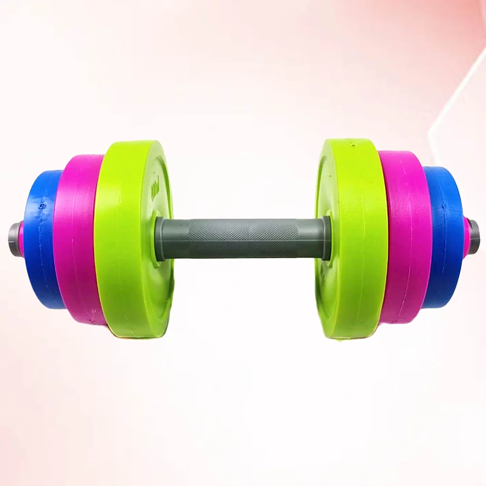 

1 Set Practical Children Dumbbell Bodybuilding Exercise Equipment Training Arm Muscle Fitness for Kids Gym Home (Short Style)