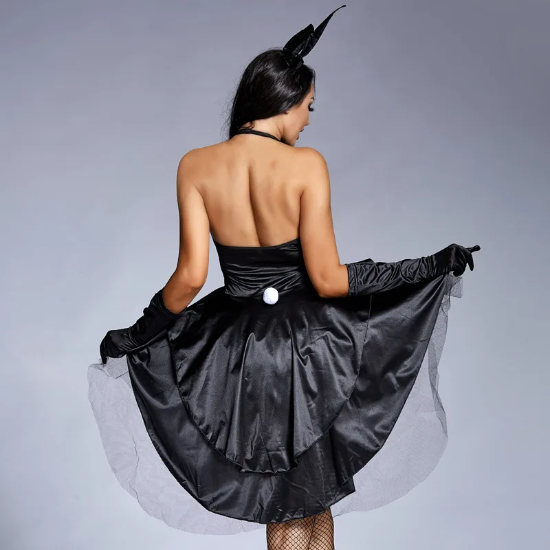 Disfraz de conejo de Halloween para mujer, falda de chica conejito de cola hinchada, tema de conejo Sle Par Dr, novedad de otoño 2023