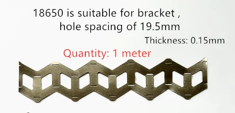 18650- und 21700-Batterie, 2P, gewellter Nickelstreifen, Nickelblech, W-Typ, Nickelstreifenspule, 2 Einheiten, W-Typ