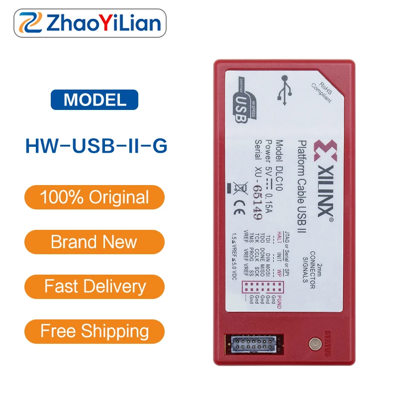 xilinx downloader HW-USB-II-G Xilinx DLC10 Platform Cable usb jtag cable