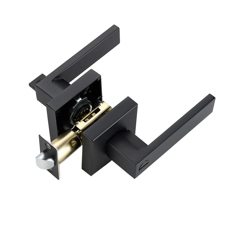 Heavy Duty Door Lever Door Lock Square Door Handle Privacy Door Levers