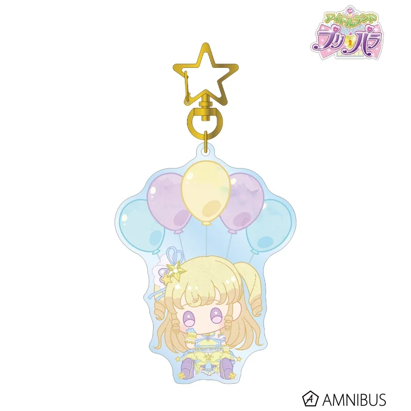 6cm Idol Land PriPara Ushimitsu/Amari Kōda Acrylic Pendant Keychains Bag Decorations cartoon Character Gifts For Friends