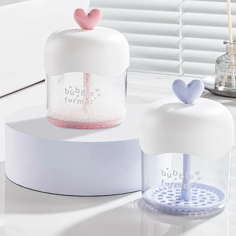 1 قطعة منظف وجه محمول دش حمام شامبو صانع فقاعات فقاعة الصحافة رغوة جهاز يشكلون أداة إزالة الصواميل التطهير رغوة كوب