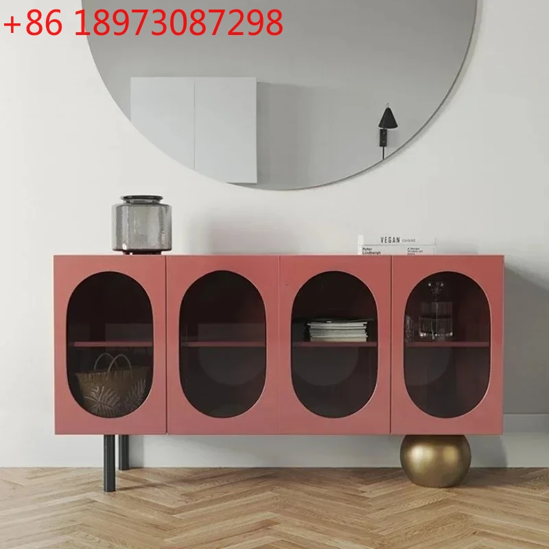 

03.z. Элегантный шкаф для прихожей в стиле лайт-люкс. Современный минималистичный креативный шкаф для гостиной. Дизайнерский приставной шкаф из массива дерева в итальянском минималистичном стиле.