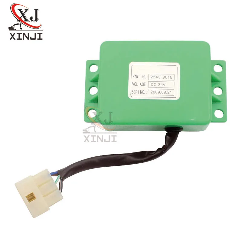 2543-9015, Flame Retardancy Timer Relay In-Line Wiper Relay For Daewoo DH200-5 For Daewoo DH215-7 For Daewoo DH225-7