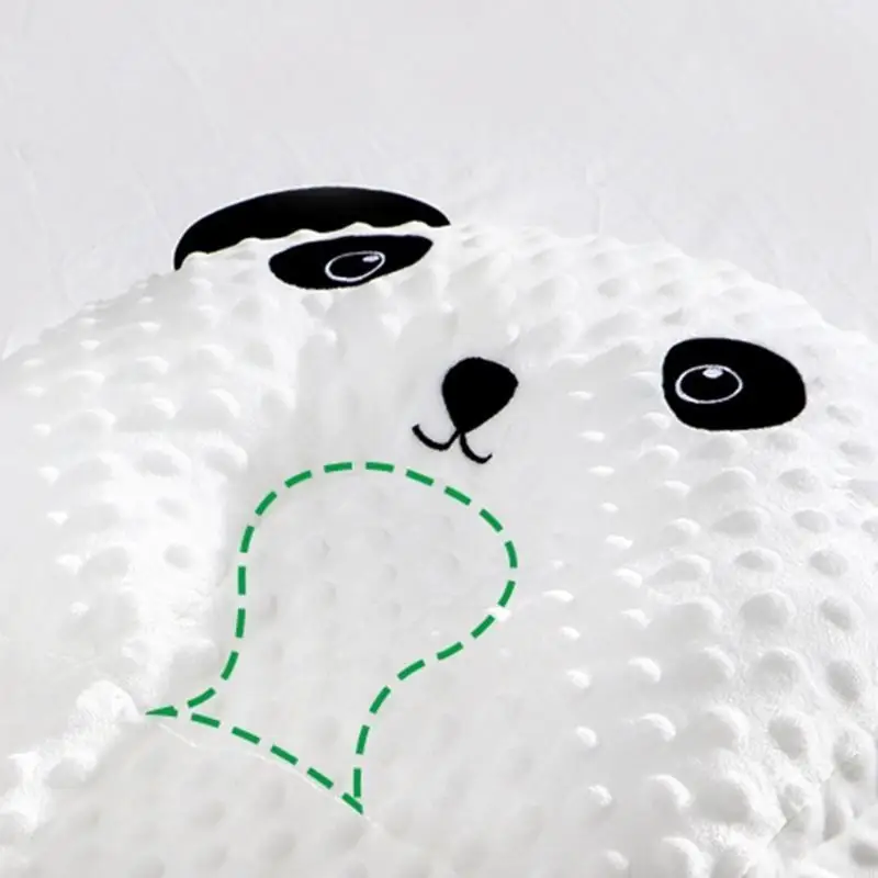 

76HF Baby Lounger Nest Panda Pattern Baby Support Pillow Baby Wеdgе Pillow Incline Pillow Anti-spit Nursing Pillow