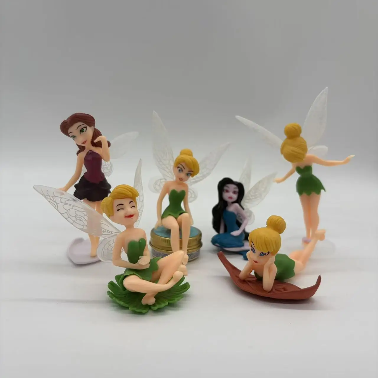 6 sztuk/zestaw Anime Tinkerbell bajki dziewczyny Dzwoneczek pcv zabawki figurki akcji